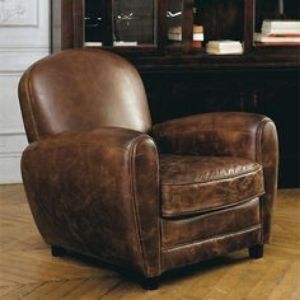fauteuil club cuir vintage