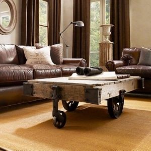 table basse chariot