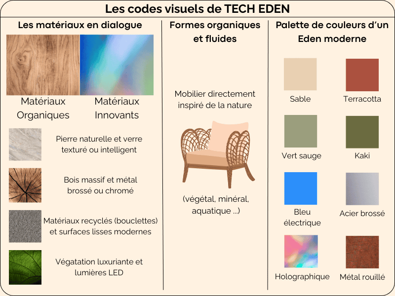 Les codes visuels de TECH EDEN